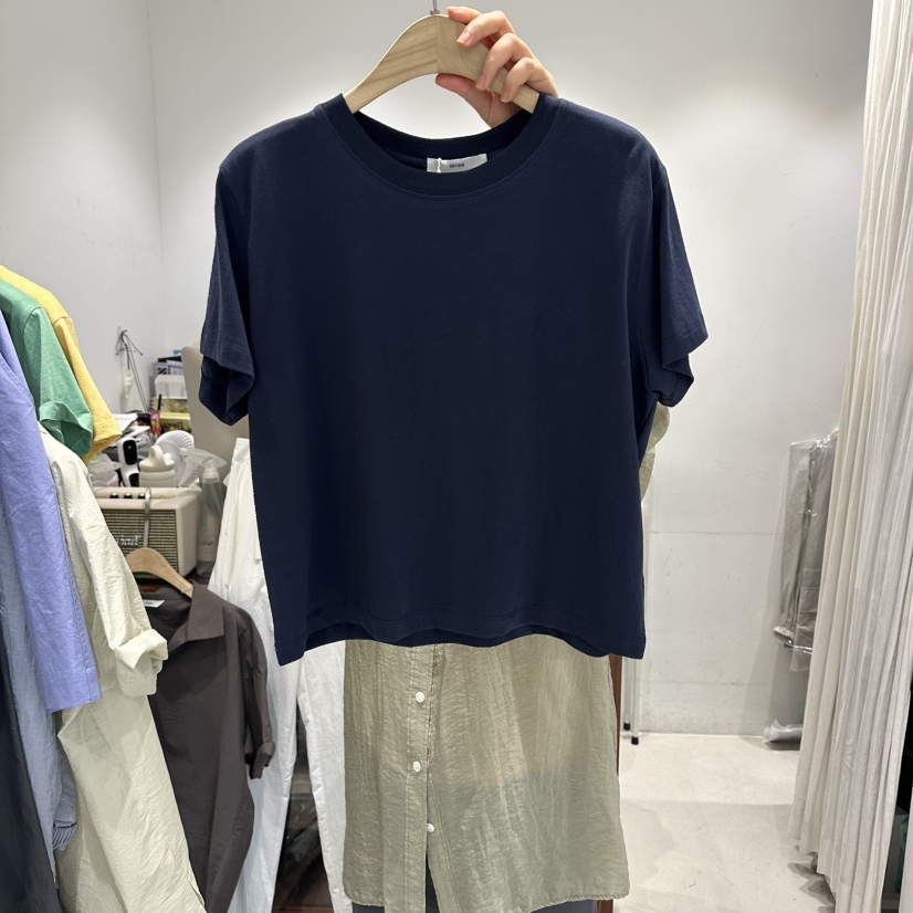 IRVINE韓國直郵女士新品職業熱賣26夏季推薦人氣休閑26春夏T恤IRVINET恤圖色4