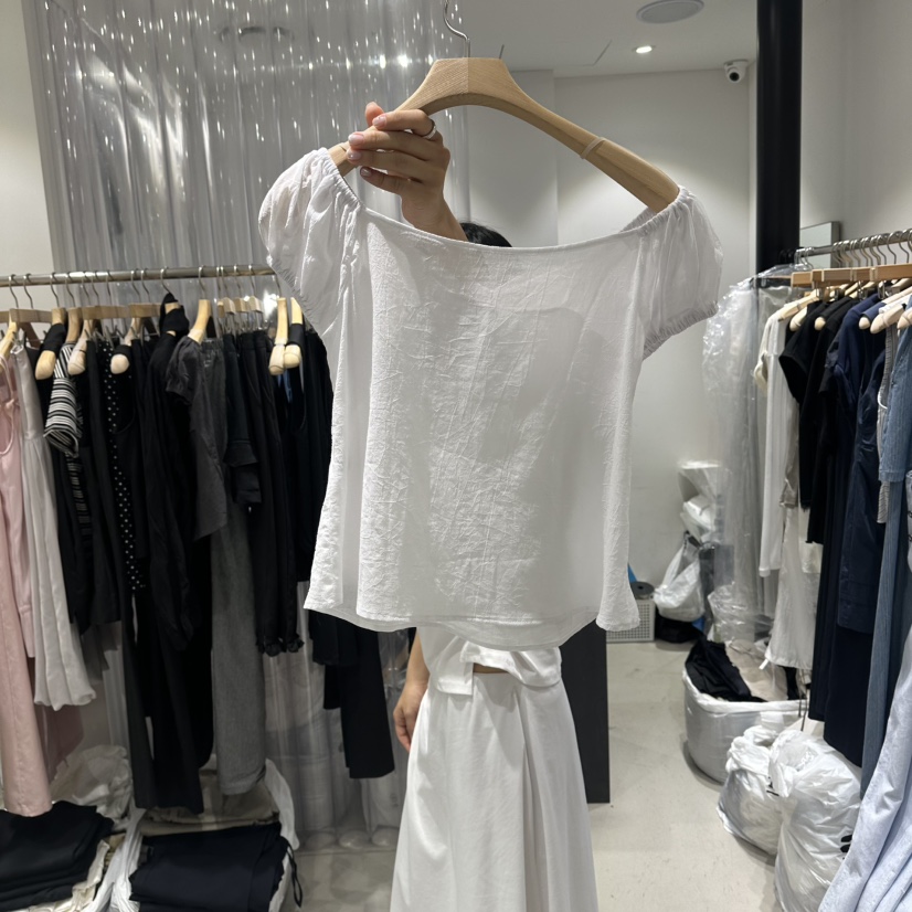 GREEK韓國東大門直郵女士新品時尚26夏季26春夏襯衫蕾絲衫GREEK襯衫/蕾絲衫