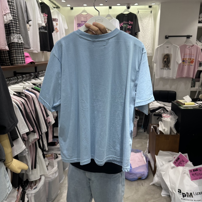 EVE韓國直郵實拍女裝新品26春夏職業熱賣時尚26夏季人氣T恤EVET恤