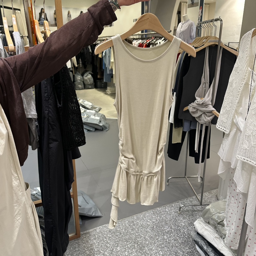 SOF韓國代購女士新款26春夏休閑職業推薦吊帶背心不含項鏈SOF吊帶/背心圖色1