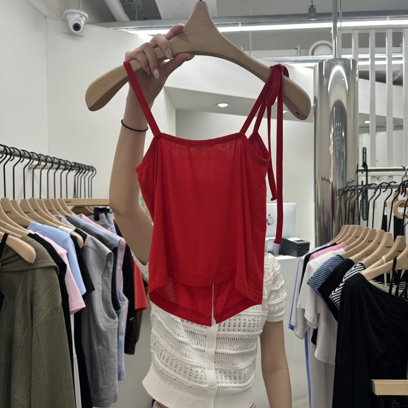 VENEFIT東大門實拍韓國女士新品人氣時尚26夏季熱賣吊帶背心VENEFIT/JENNIE吊帶/背心