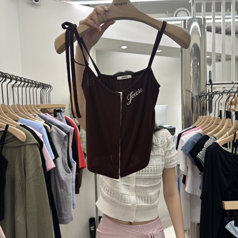 VENEFIT東大門實拍韓國女士新品人氣時尚26夏季熱賣吊帶背心VENEFIT/JENNIE吊帶/背心圖色2