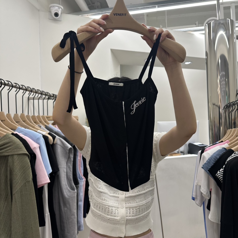 VENEFIT東大門實拍韓國女士新品人氣時尚26夏季熱賣吊帶背心VENEFIT/JENNIE吊帶/背心圖色4