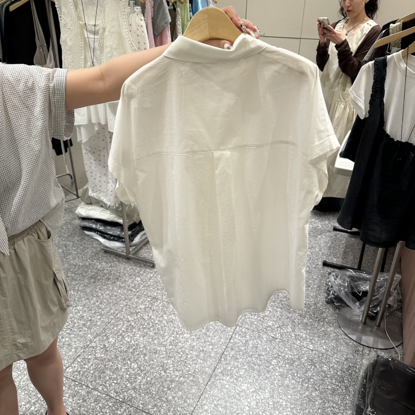 SOF韓國東大門代購女裝新款26夏季推薦26春夏襯衫蕾絲衫格子SOF襯衫/蕾絲衫
