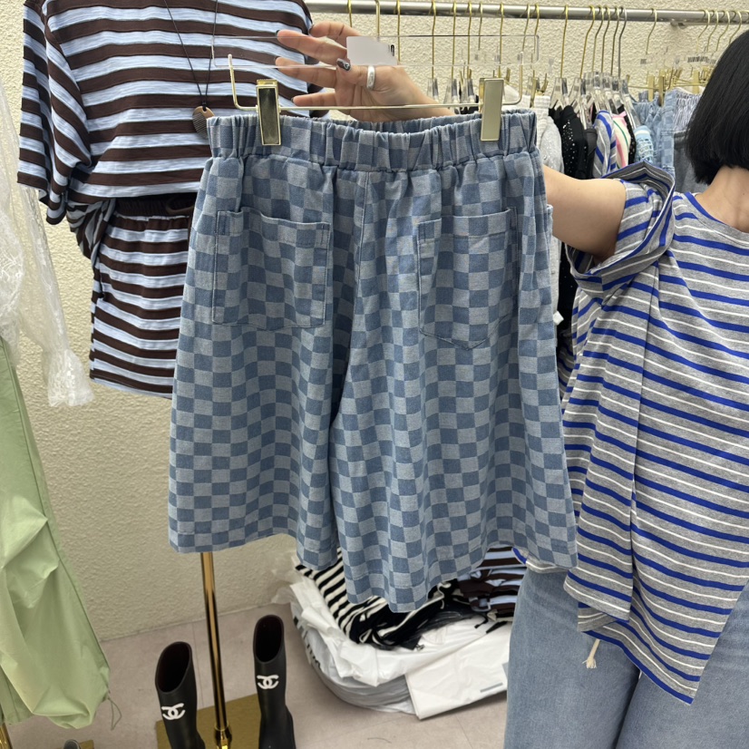 DRAWING東大門實拍韓國女士新品26春夏人氣26夏季熱賣短褲DRAWING短褲