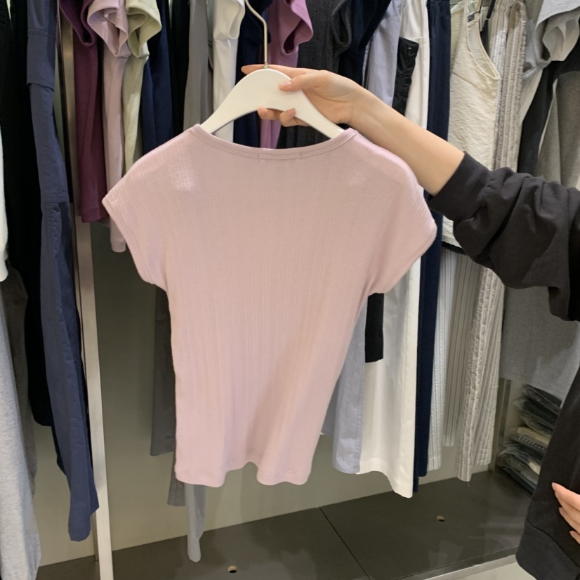 FAVE/FAVOURITE東大門實拍韓國女士新品26春夏時尚職業T恤FAVE/FAVOURITET恤