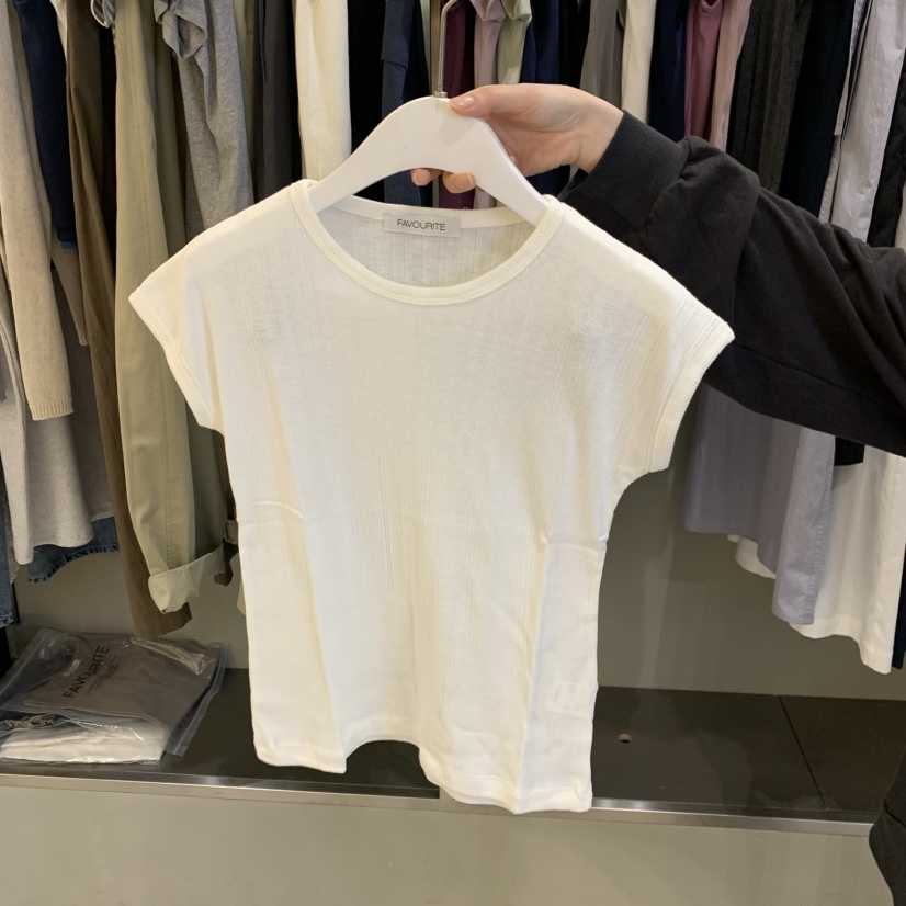 FAVE/FAVOURITE東大門實拍韓國女士新品26春夏時尚職業T恤FAVE/FAVOURITET恤圖色2