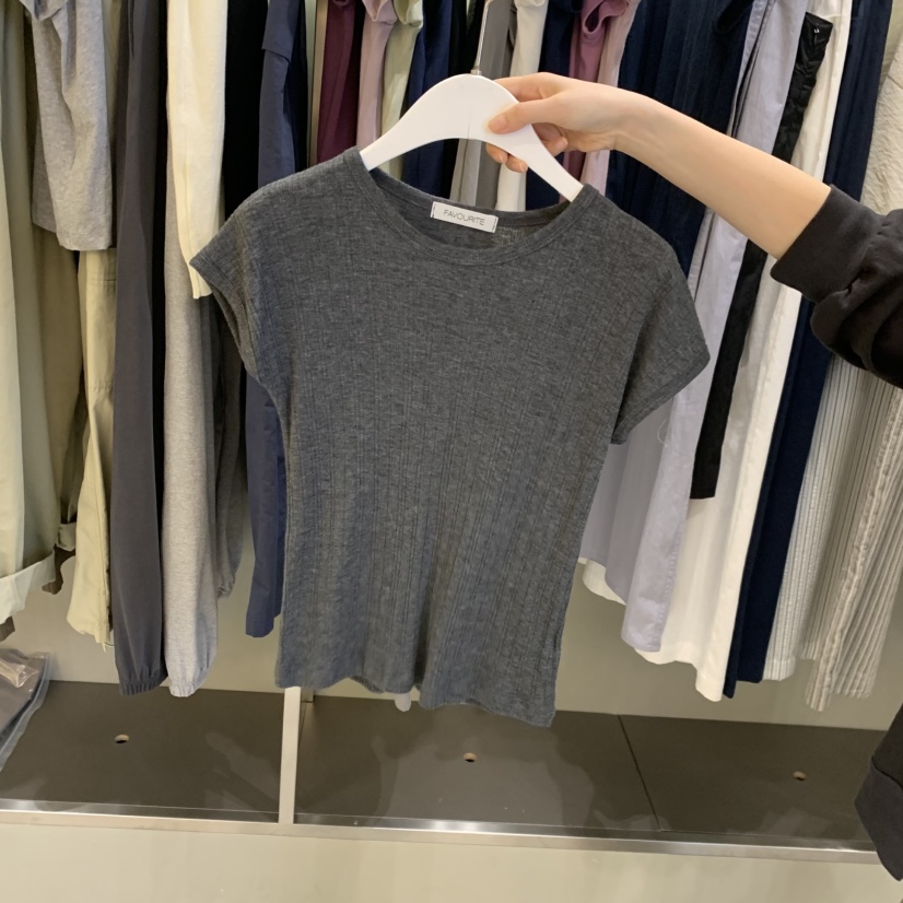 FAVE/FAVOURITE東大門實拍韓國女士新品26春夏時尚職業T恤FAVE/FAVOURITET恤圖色3
