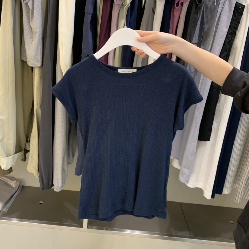 FAVE/FAVOURITE東大門實拍韓國女士新品26春夏時尚職業T恤FAVE/FAVOURITET恤圖色4