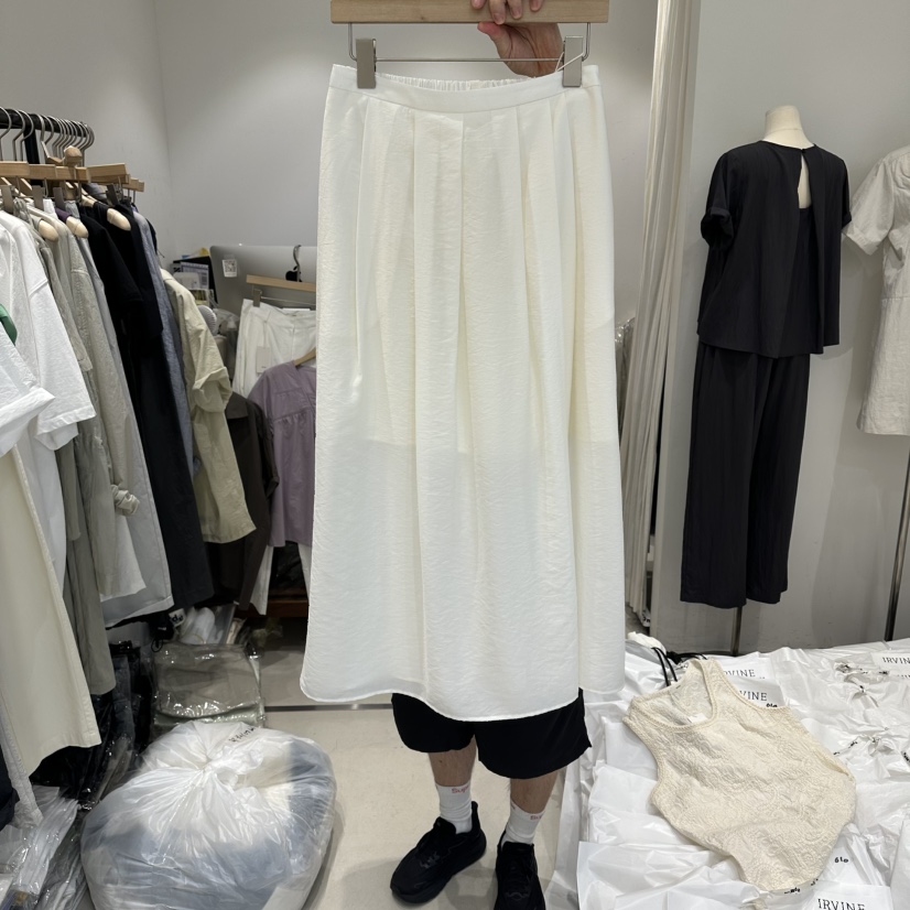 IRVINE韓國東大門代購女士新品26夏季休閑熱賣26春夏長裙IRVINE長裙圖色1