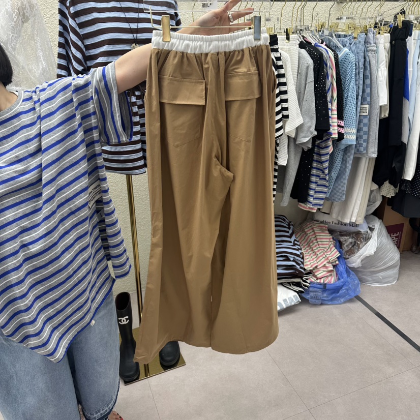 DRAWING韓國東大門直郵女士新品推薦26夏季熱賣休閑休閑褲DRAWING休閑褲