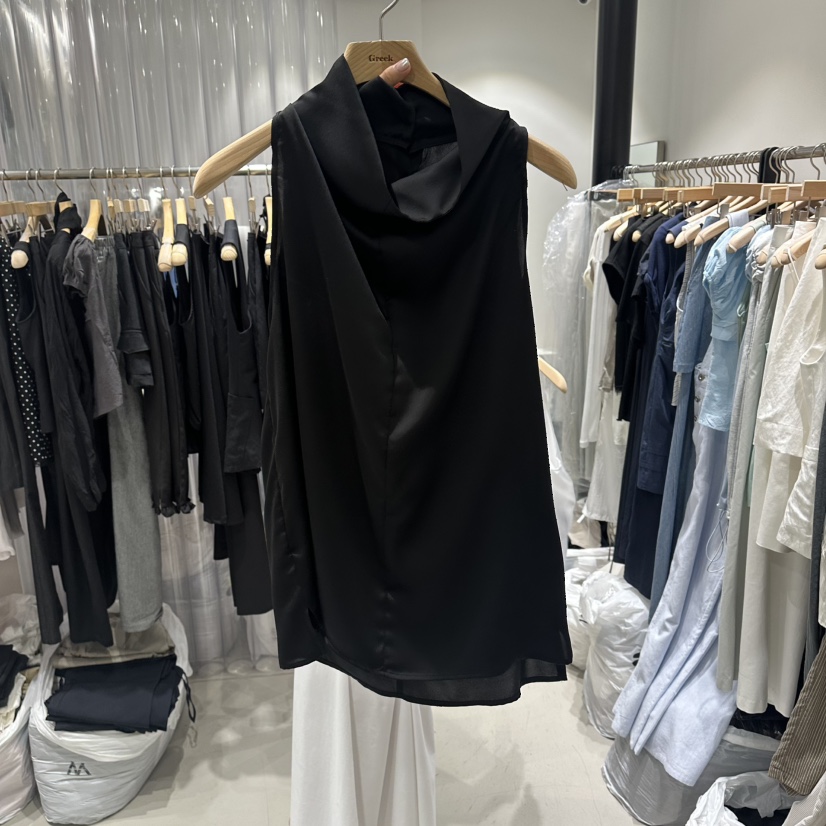 GREEK韓國直郵女裝新品熱賣職業時尚休閑推薦吊帶背心緞面GREEK吊帶/背心圖色2