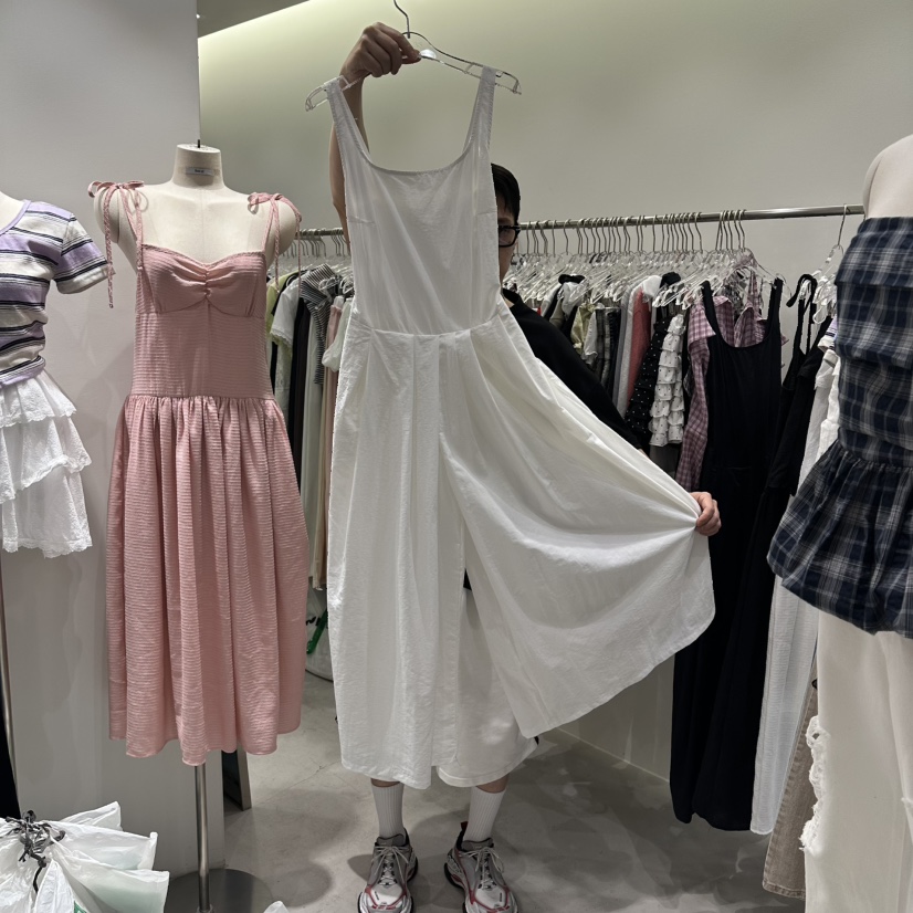 BAIE.38韓國東大門代購女裝新品職業時尚連衣裙褶裥無袖BAIE.38連衣裙