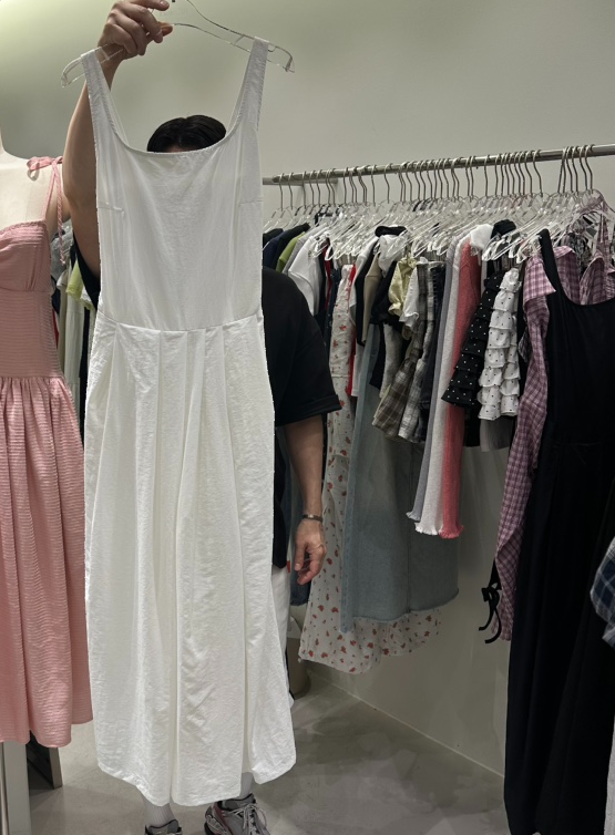 BAIE.38韓國東大門代購女裝新品職業時尚連衣裙褶裥無袖BAIE.38連衣裙圖色1
