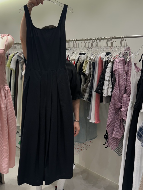 BAIE.38韓國東大門代購女裝新品職業時尚連衣裙褶裥無袖BAIE.38連衣裙圖色2
