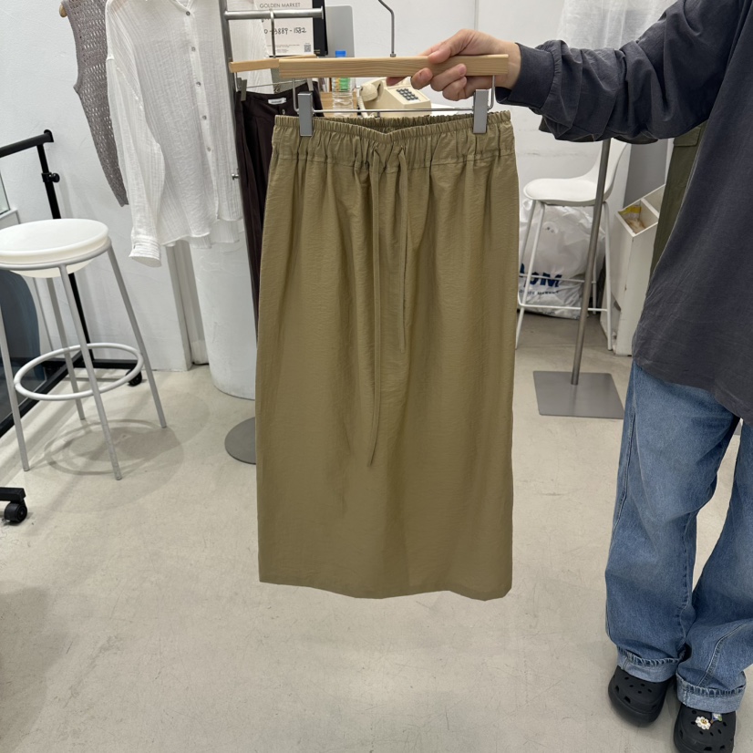 GOLDEN MARKET韓國代購女裝新品休閑推薦時尚職業26春夏長裙GOLDEN MARKET長裙圖色2