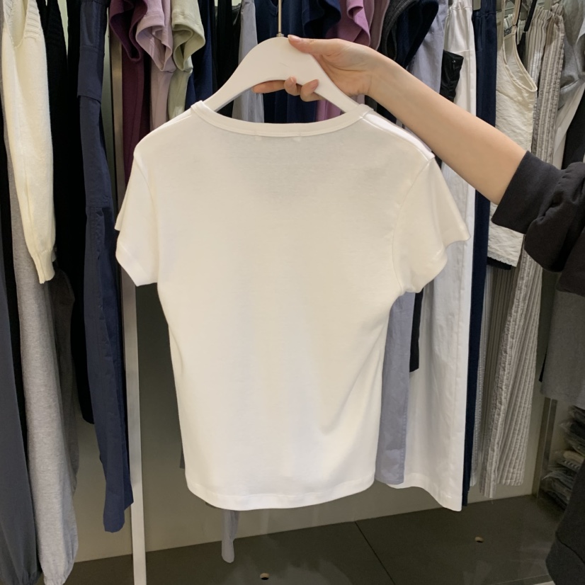 FAVE/FAVOURITE東大門實拍韓國女士新品26夏季人氣時尚T恤FAVE/FAVOURITET恤