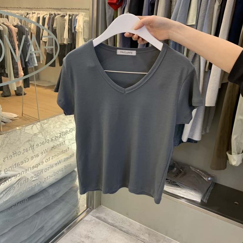 FAVE/FAVOURITE東大門實拍韓國女士新品26夏季人氣時尚T恤FAVE/FAVOURITET恤圖色4