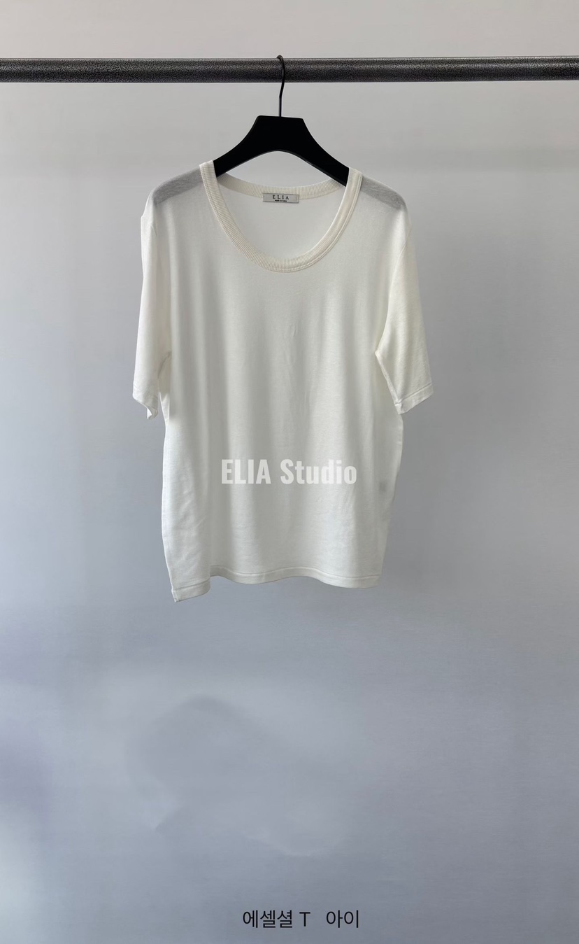 ELIA東大門實拍韓國女士新品26夏季26春夏人氣熱賣時尚T恤ELIAT恤圖色1