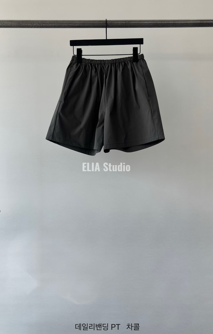 ELIA東大門實拍韓國女士新款人氣時尚26夏季推薦職業短褲ELIA短褲圖色4墨色