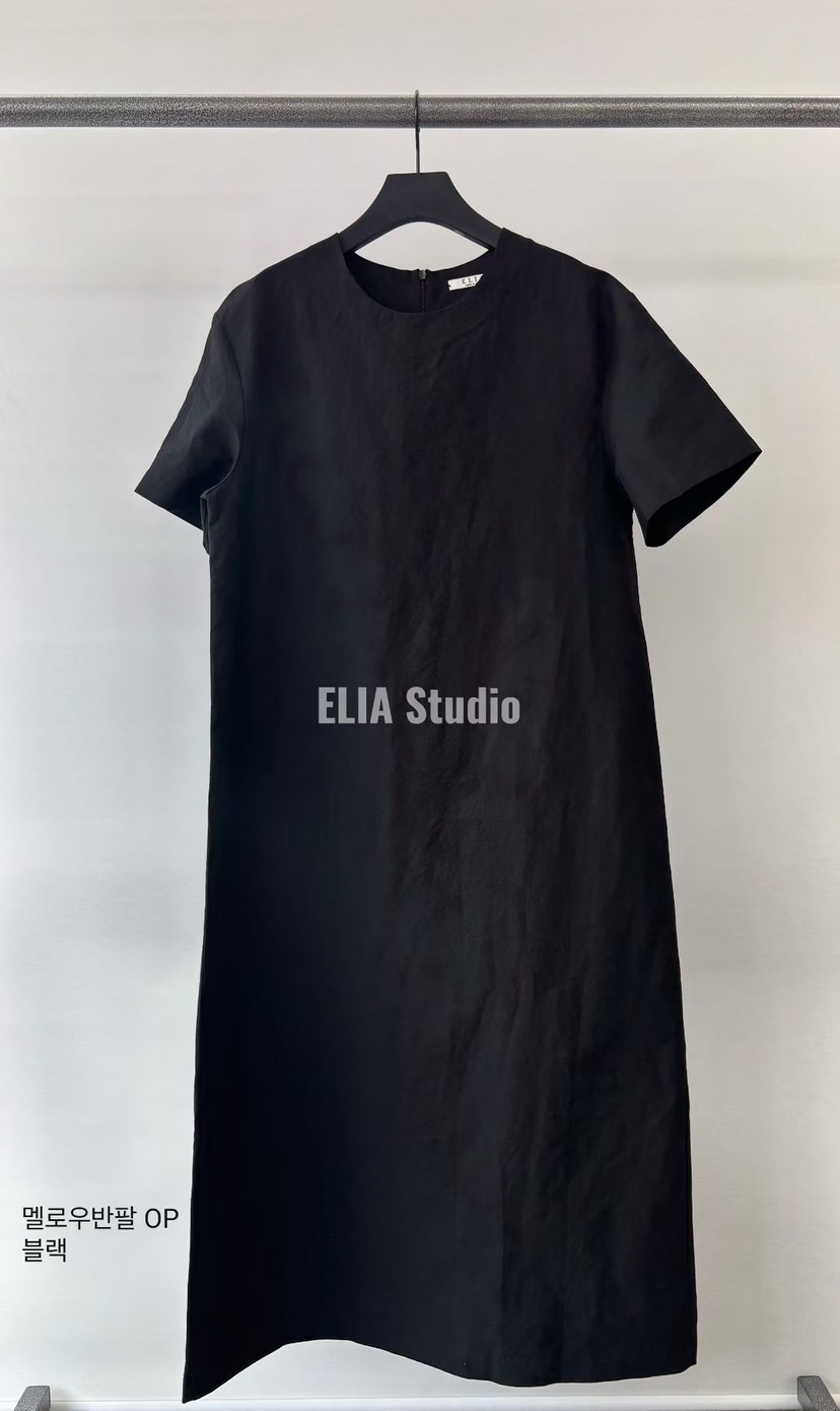 ELIA韓國直郵女裝新品人氣26夏季推薦26春夏熱賣休閑連衣裙ELIA連衣裙圖色3黑色