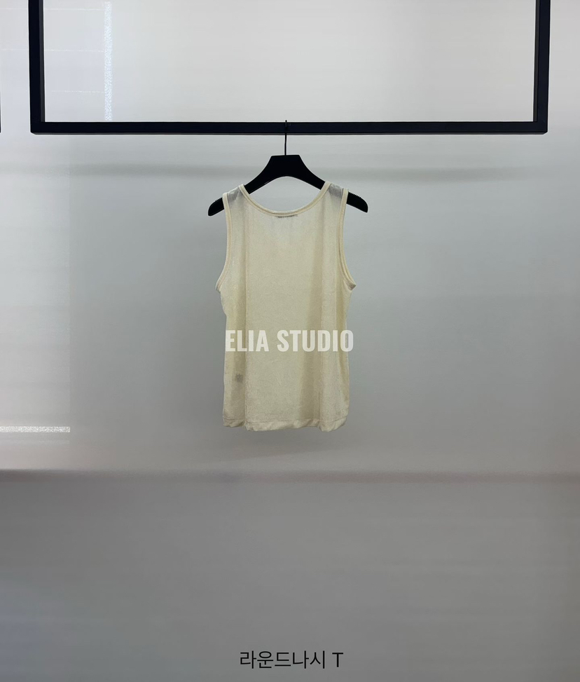 ELIA韓國東大門直郵女士新品推薦26夏季吊帶背心圓領無袖ELIA吊帶/背心