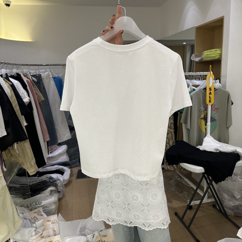 TED韓國代購女裝新品26春夏26夏季職業時尚熱賣推薦T恤印花TEDT恤