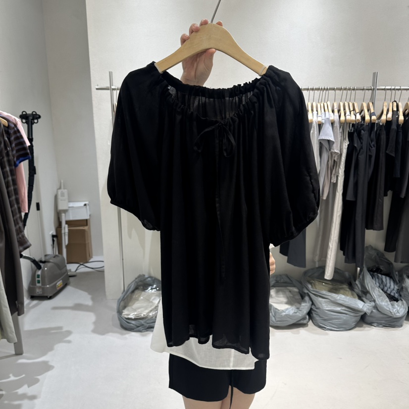 OVU東大門實拍韓國女士新品26夏季時尚推薦人氣襯衫蕾絲衫OVU襯衫/蕾絲衫圖色3