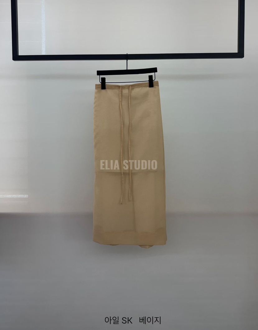 ELIA韓國直郵女裝新款人氣26夏季熱賣職業26春夏休閑長裙ELIA長裙圖色3