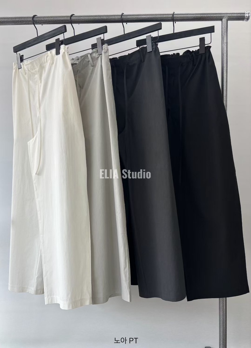 ELIA東大門實拍韓國女裝新品26夏季熱賣時尚休閑26春夏休閑褲ELIA休閑褲