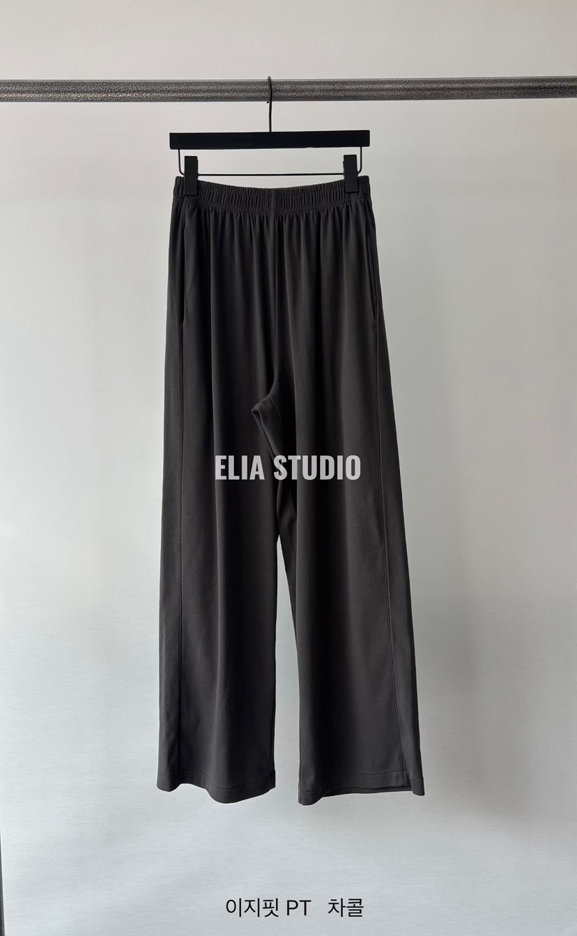 ELIA韓國直郵女士新款休閑熱賣人氣推薦職業26春夏休閑褲ELIA休閑褲圖色4墨色