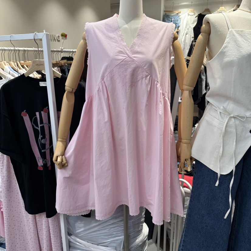 DELLING韓國直郵實拍女裝新品26夏季26春夏時尚熱賣連衣裙DELLING連衣裙圖色1