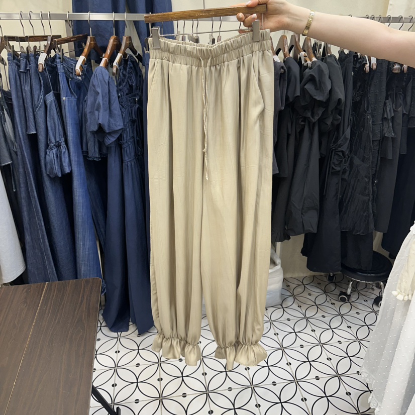 BAMBOLINA韓國直郵女士新品職業時尚推薦26春夏熱賣休閑褲BAMBOLINA休閑褲圖色2