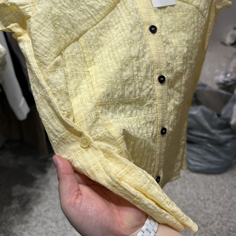 ATPZ韓國直郵實拍女士新品26夏季時尚人氣推薦襯衫蕾絲衫ATTENTION PLEAES襯衫/蕾絲衫