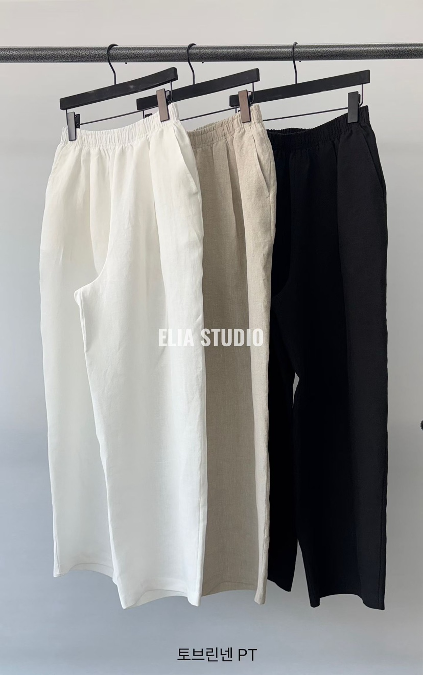 ELIA韓國直郵實拍女士新款職業26春夏26夏季人氣休閑休閑褲ELIA休閑褲