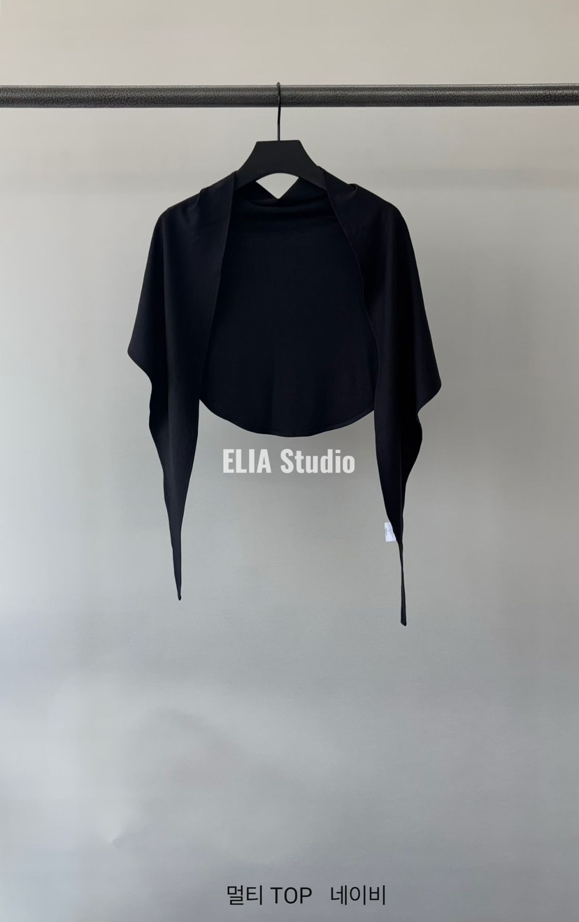 ELIA韓國東大門直郵女士新品26夏季時尚職業休閑圍巾披肩ELIA圍巾/披肩圖色3深藍色