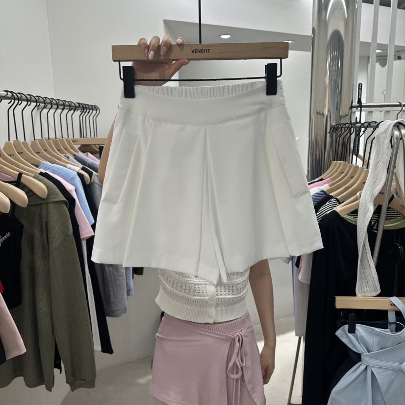 VENEFIT韓國直郵女士新品職業熱賣休閑時尚推薦26夏季短褲VENEFIT/JENNIE短褲圖色1