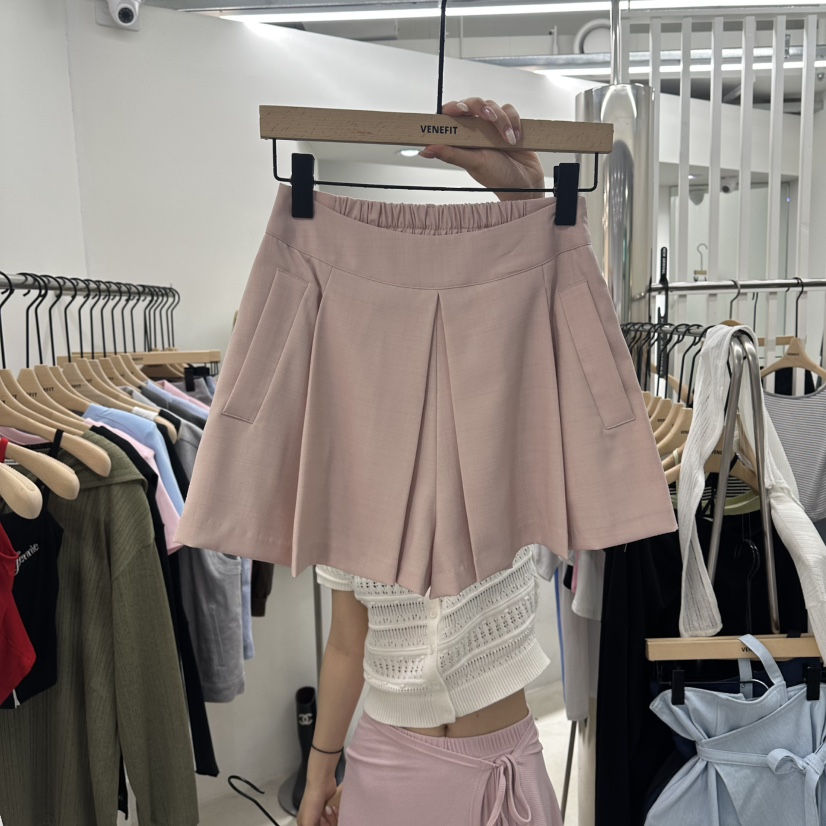 VENEFIT韓國直郵女士新品職業熱賣休閑時尚推薦26夏季短褲VENEFIT/JENNIE短褲圖色3