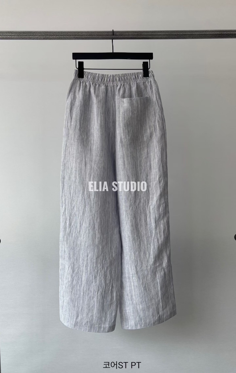 ELIA韓國直郵實拍女士新款熱賣26夏季26春夏職業休閑休閑褲ELIA休閑褲
