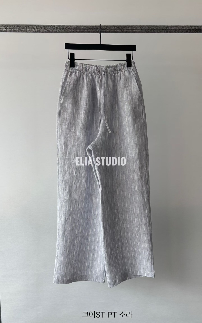 ELIA韓國直郵實拍女士新款熱賣26夏季26春夏職業休閑休閑褲ELIA休閑褲圖色1