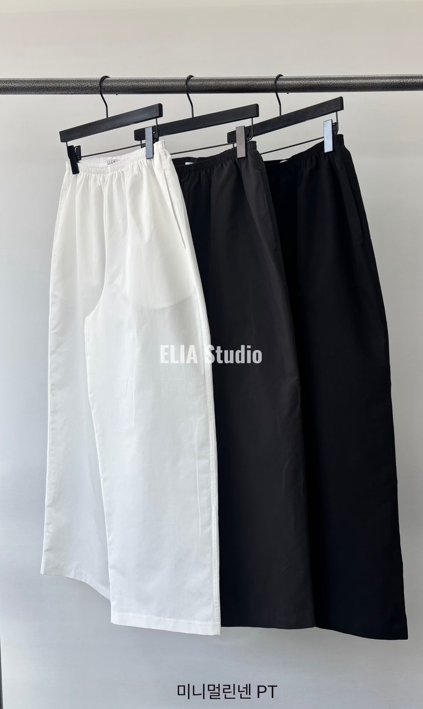 ELIA韓國直郵女裝新品26夏季熱賣職業26春夏推薦休閑褲亞麻ELIA休閑褲