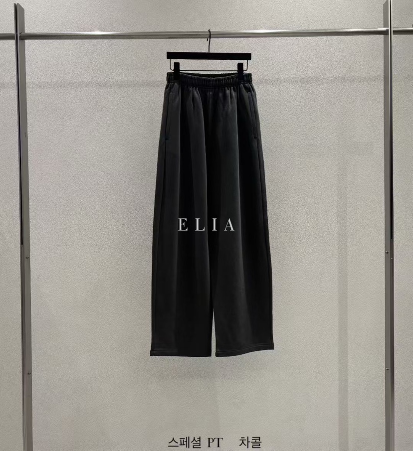 ELIA韓國東大門直郵女裝新品休閑時尚熱賣26夏季26春夏休閑褲ELIA休閑褲圖色4墨色
