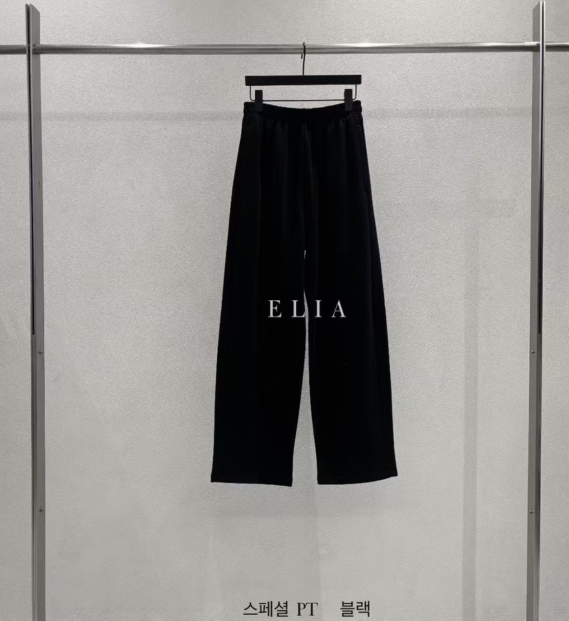ELIA韓國東大門直郵女裝新品休閑時尚熱賣26夏季26春夏休閑褲ELIA休閑褲圖色5黑色