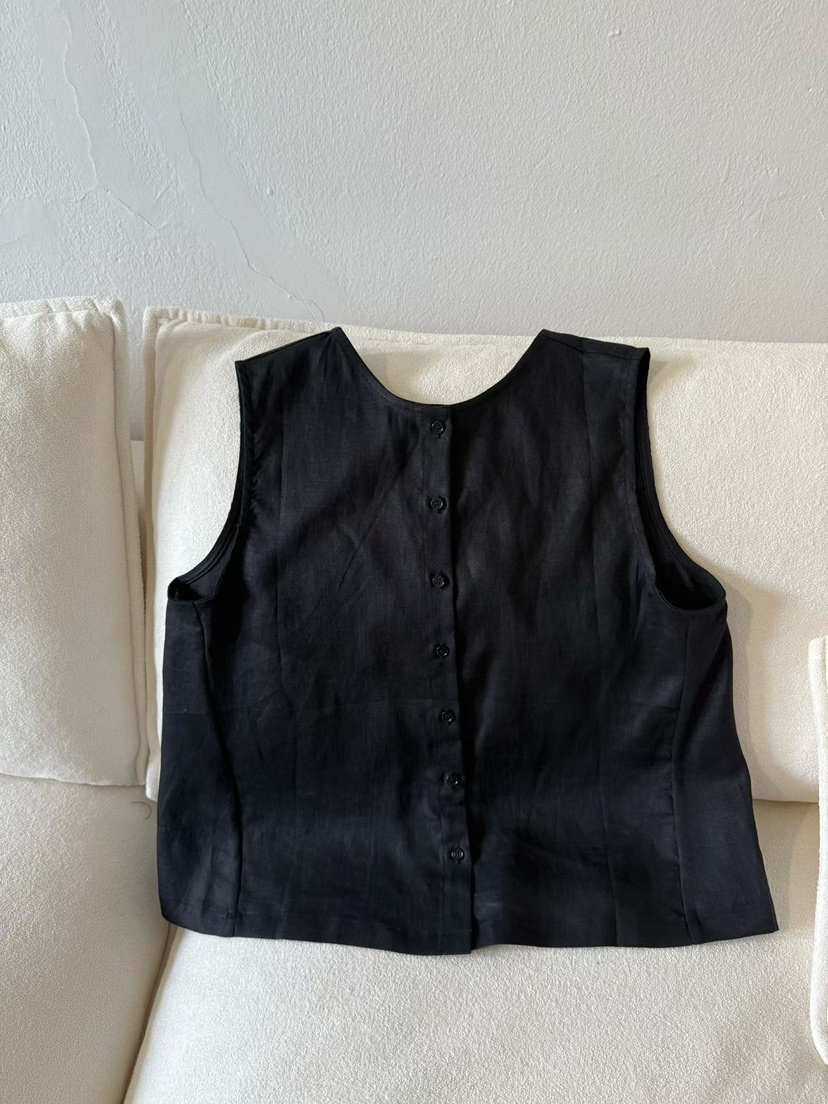 TUG韓國東大門直郵女士新品休閑推薦熱賣吊帶背心無袖紐扣TUG吊帶/背心圖色2