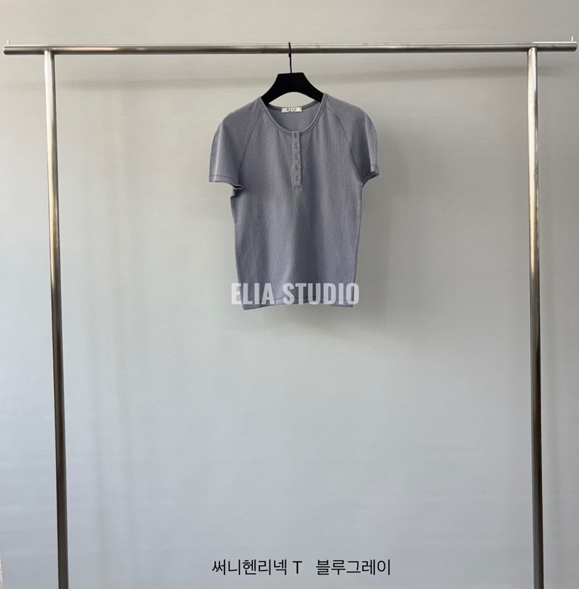 ELIA韓國直郵女裝新款職業時尚26夏季26春夏休閑人氣推薦T恤ELIAT恤圖色4