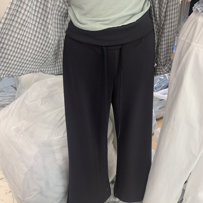 FOREST韓國東大門直郵女士新品人氣熱賣26春夏推薦休閑褲FOREST休閑褲圖色3墨色