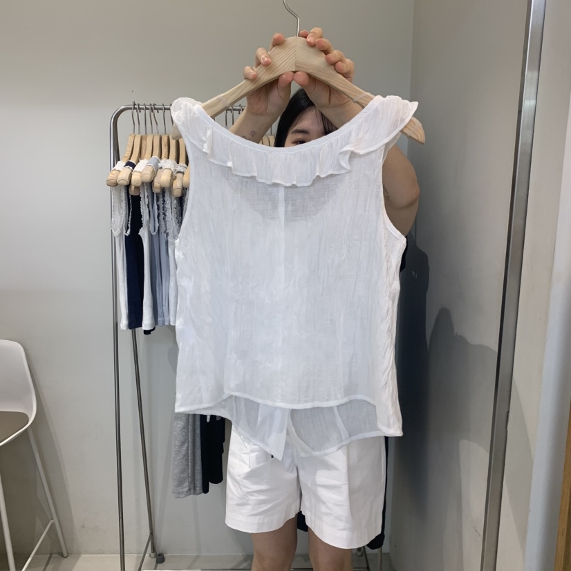 OUTRENE韓國直郵實拍女裝新款26夏季推薦職業休閑吊帶背心OUTRENE吊帶/背心