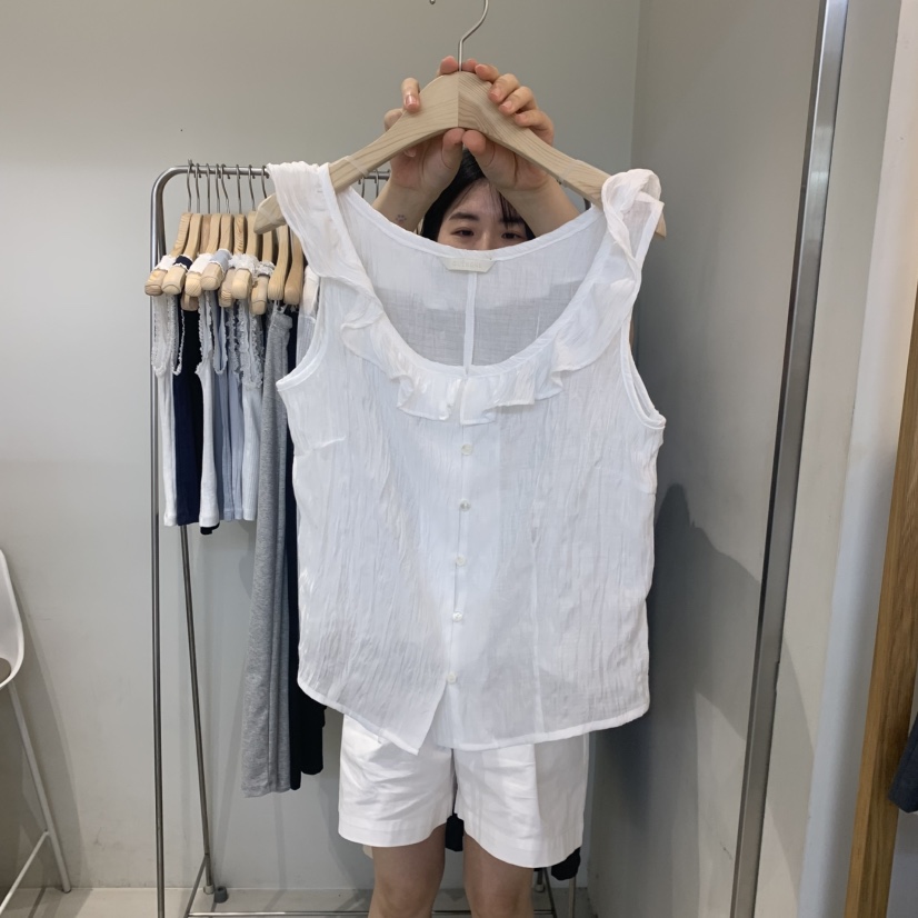 OUTRENE韓國直郵實拍女裝新款26夏季推薦職業休閑吊帶背心OUTRENE吊帶/背心圖色1