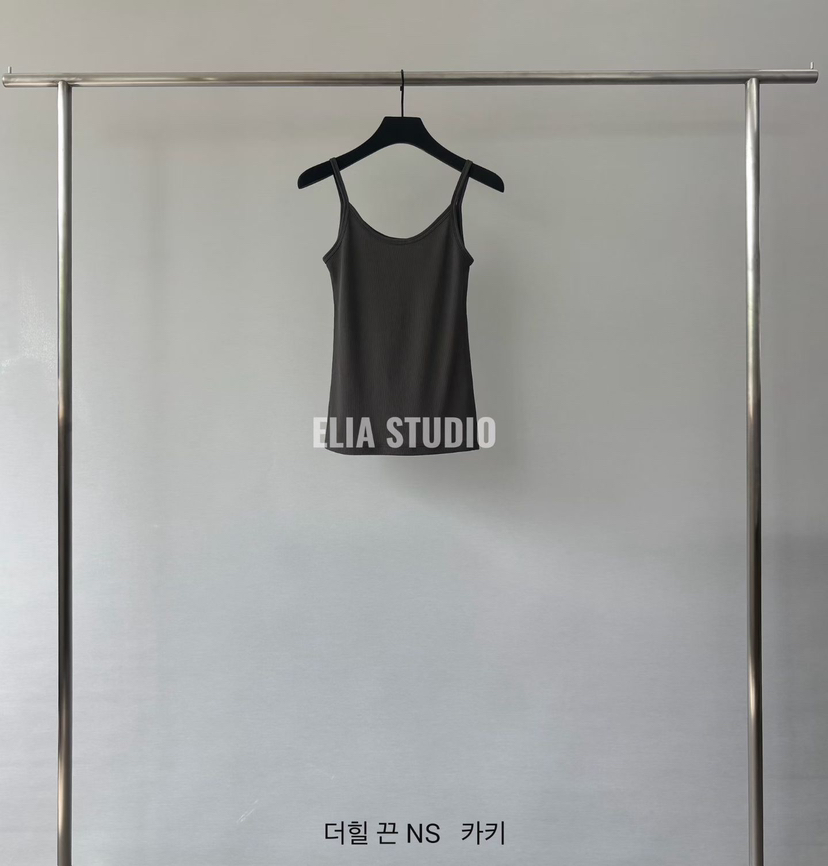 ELIA韓國代購女裝新品26夏季26春夏休閑時尚人氣吊帶背心ELIA吊帶/背心圖色3墨綠