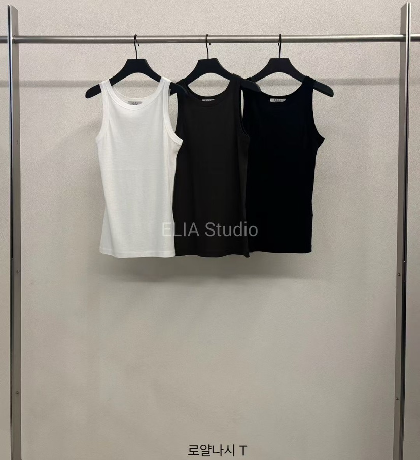 ELIA韓國直郵女士新品26夏季時尚26春夏休閑吊帶背心無袖ELIA吊帶/背心